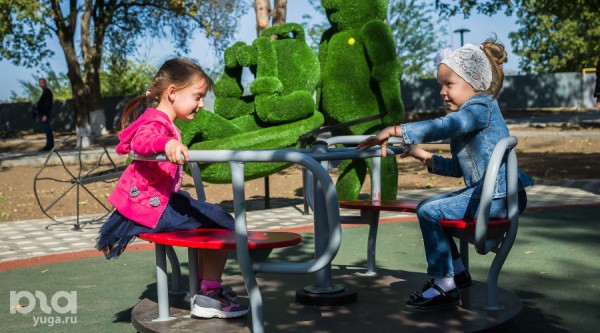 В Тбилисском районе открыли парк имени Ивана Семыкина 
