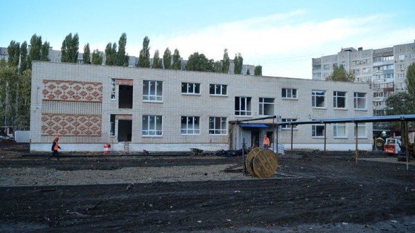 Новый детский сад в микрорайоне Гидростроителей Краснодара готов на 60%