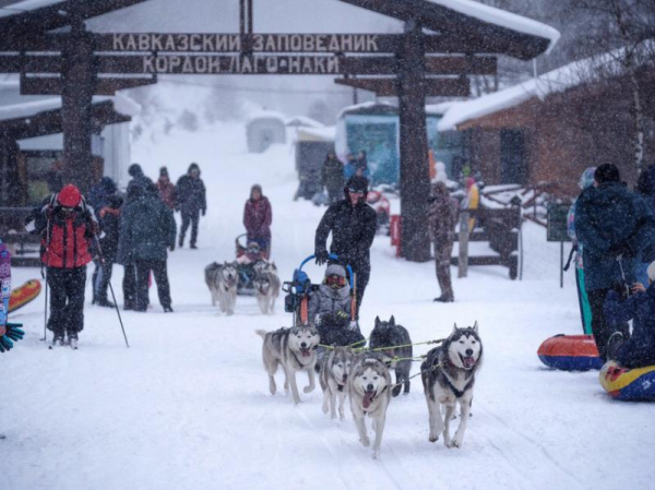 В Кавказском заповеднике открыт первый зимний маршрут 
