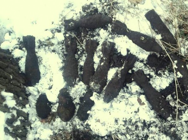 На Кубани при строительстве дороги нашли боеприпасы времен Великой Отечественной войны