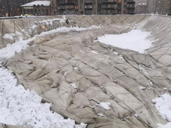 В Краснодаре из-за снега обрушилась крыша спорткомплекса «Екатеринодар»