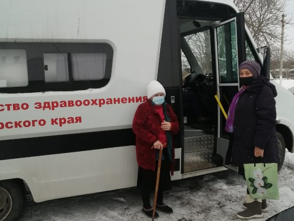 Мобильный пункт вакцинации от COVID-19 начал работу в Брюховецком районе Кубани Мобильный пункт вакцинации от COVID-19 начал работу в Брюховецком районе Кубани