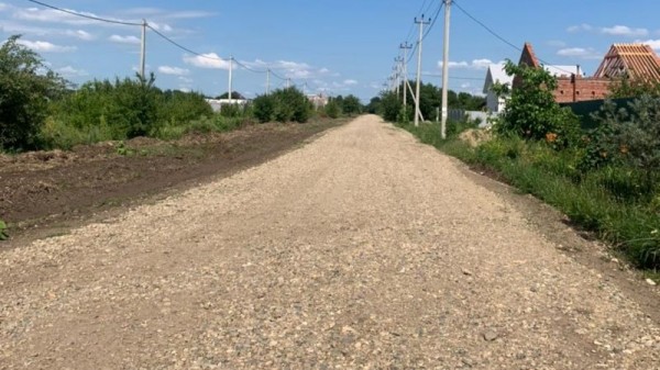 В станице Старокорсунской Краснодара в этом году выполнят гравийный ремонт на 26 участках дорог