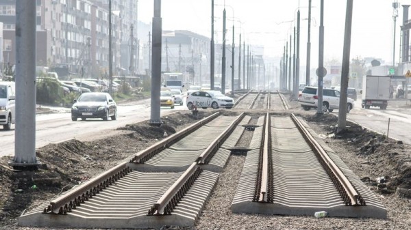 Новая трамвайная линия в Краснодаре готова на 70% Новая трамвайная линия в Краснодаре готова на 70%