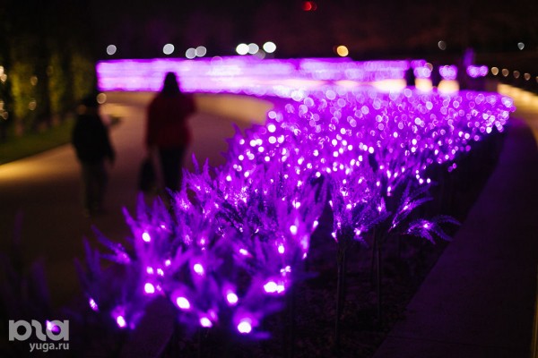 «Эйва» из «Аватара» и золотые дети. Показываем, как украсили парк «Краснодар» к Новому году