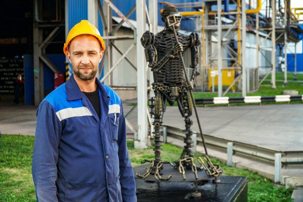 Искусство в металле. Скульптуры кубанских металлургов установили на улицах Абинска