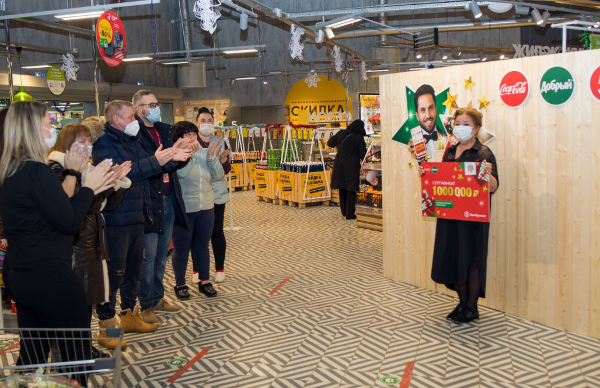 «Пятёрочка» объявила первых победителей-миллионеров акции «Миллион желаний»