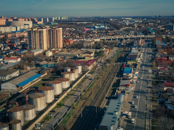 Где хотят построить транспортную артерию из центра Краснодара в Лорис, Знаменский и аэропорт? Смотрим с высоты птичьего полета