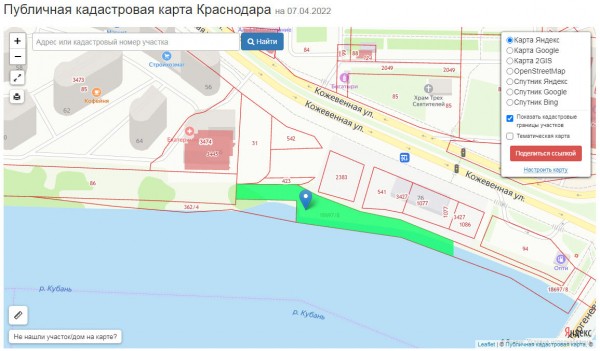 Где в Краснодаре построят следующую очередь набережной? Взгляд с&nbsp;высоты на&nbsp;пока&nbsp;что&nbsp;дикий берег ЮМР и&nbsp;Кожзавода