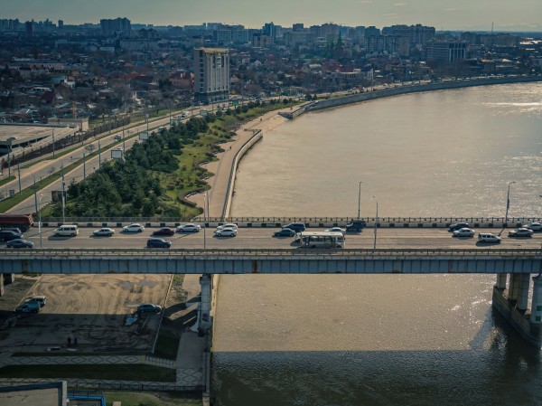 Где в Краснодаре построят следующую очередь набережной? Взгляд с&nbsp;высоты на&nbsp;пока&nbsp;что&nbsp;дикий берег ЮМР и&nbsp;Кожзавода