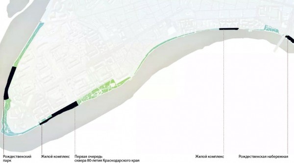 Где в Краснодаре построят следующую очередь набережной? Взгляд с&nbsp;высоты на&nbsp;пока&nbsp;что&nbsp;дикий берег ЮМР и&nbsp;Кожзавода