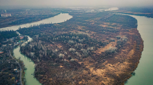 Летаем над&nbsp;самым&nbsp;большим зеленым&nbsp;массивом Краснодара. Часть&nbsp;2: Большой&nbsp;остров