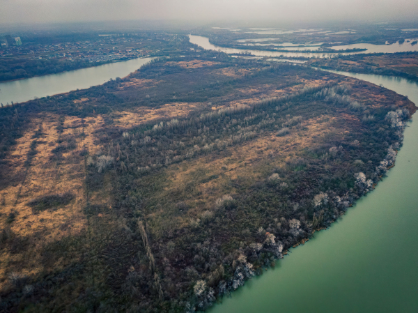 Летаем над&nbsp;самым&nbsp;большим зеленым&nbsp;массивом Краснодара. Часть&nbsp;2: Большой&nbsp;остров