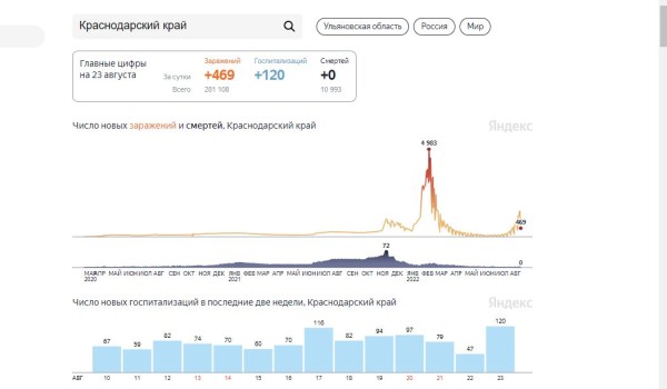 Разворачивают дополнительные койки и фиксируют больше тысячи заражённых в сутки. Что известно об эпидемии коронавируса в Краснодарском крае?