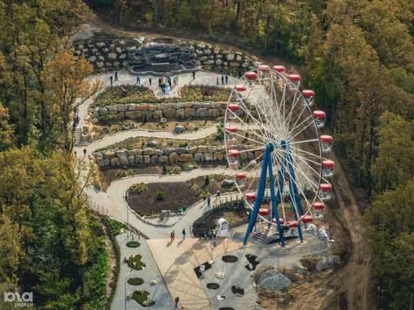 Курорт одного дня. Летаем над новой канатной дорогой в Горячем Ключе Курорт одного дня. Летаем над новой канатной дорогой в Горячем Ключе