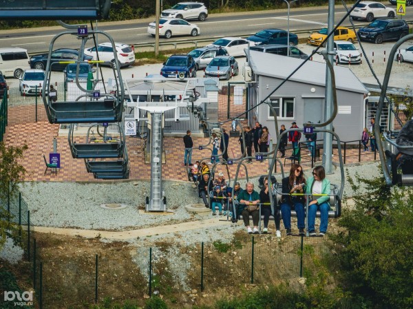 Курорт одного дня. Летаем над новой канатной дорогой в Горячем Ключе Курорт одного дня. Летаем над новой канатной дорогой в Горячем Ключе