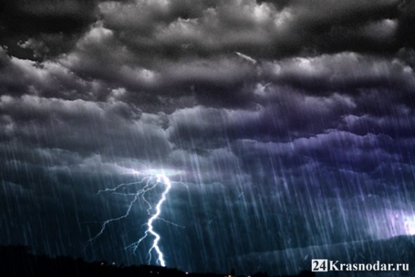 На нас идет грозовой фронт