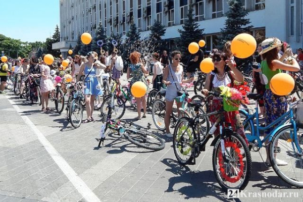 День велосипедиста в Краснодаре