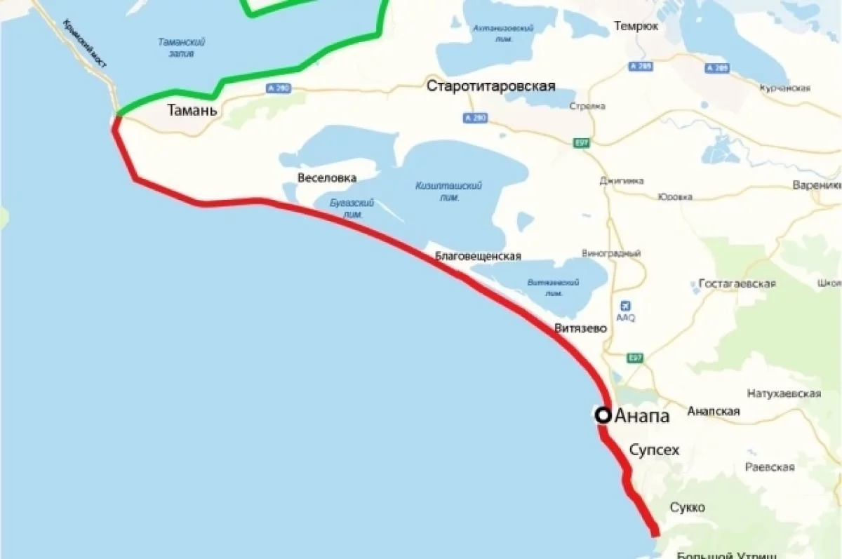 
        Власти Краснодарского края обнародовали карту закрытых в 2025 году пляжей    