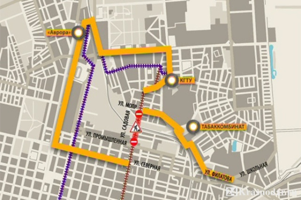 Как объехать перекрытый Садовый мост